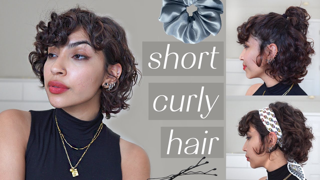 How Style Short Curly Hair